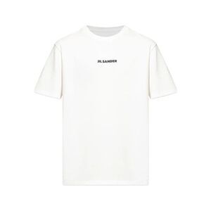 Jil Sander Men Crewneck Short Sleeves Logo T-Shirt